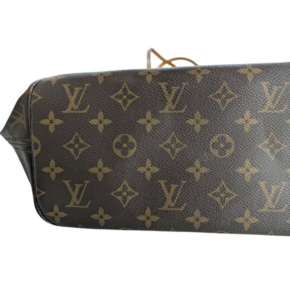 Louis Vuitton Monogram Neverfull MM Tote Bag PLUS Clemence Wallet - Picture 5 of 16